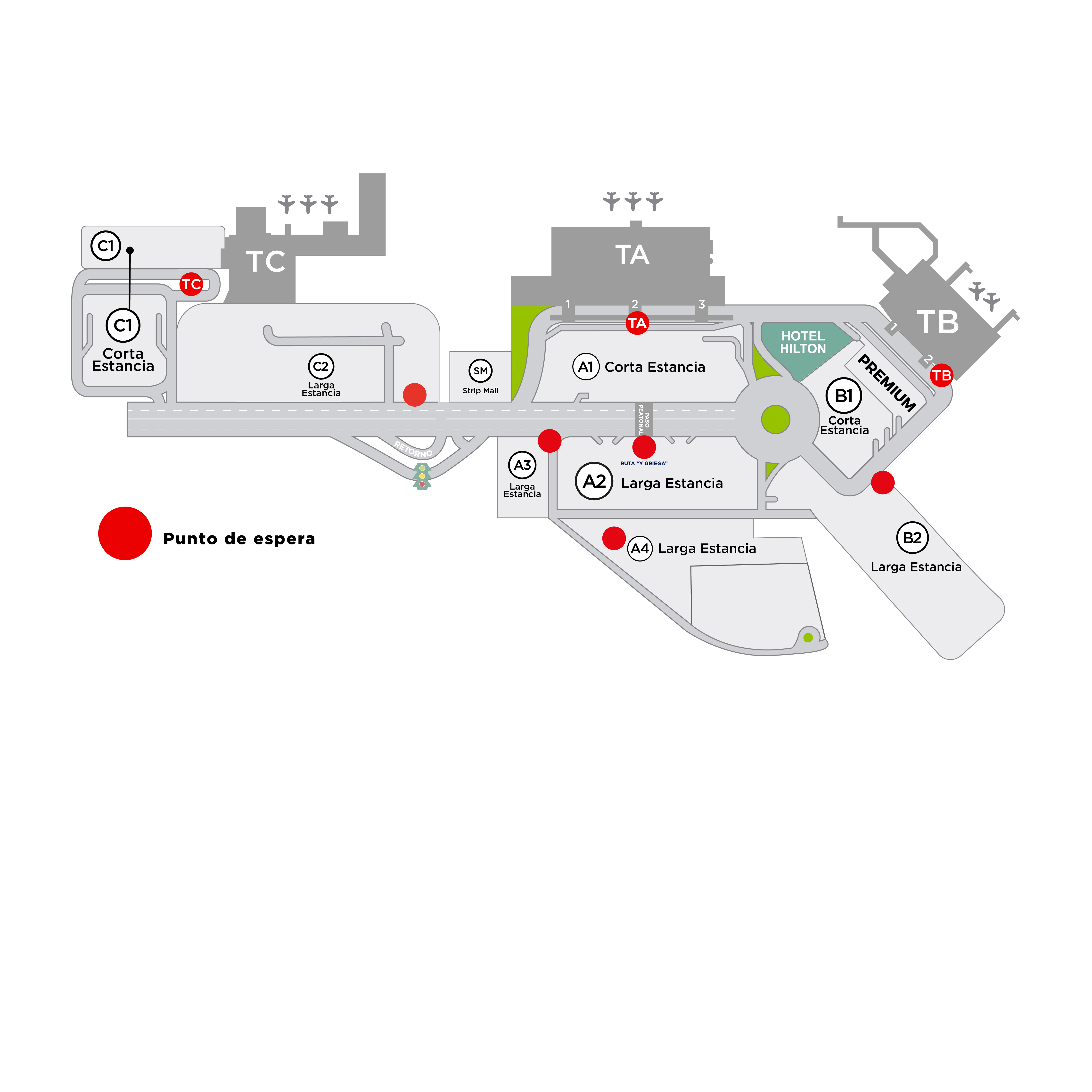 Paradas Shuttle 2025